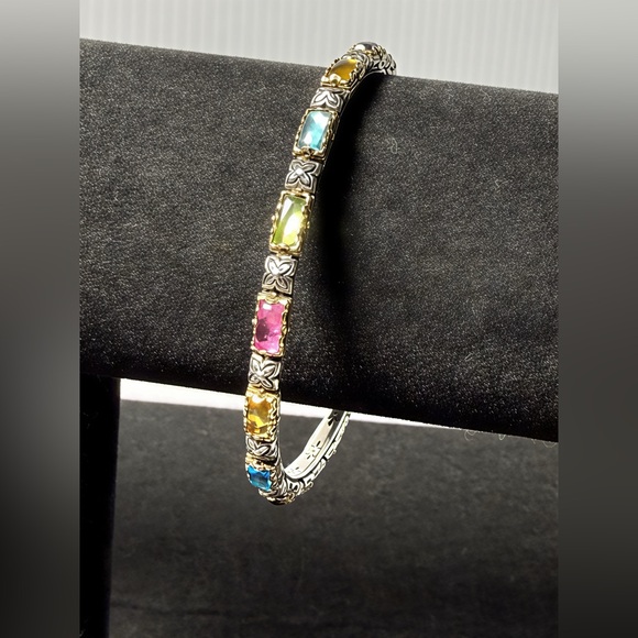Konstantino Jewelry - Konstantino Silver Bracelet with Multicolor Gemstones